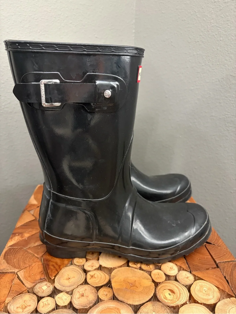 HUNTER Original Short Gloss Rain Boot - Women's
